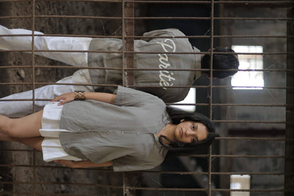 Olive Green Crushed Linen Shirt - Parite Clothing